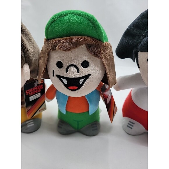 Lot Of 5 Stranger Things Mini Plush Set Eleven Dustin Lucas Mike Will 2023 New - Picture 3 of 16